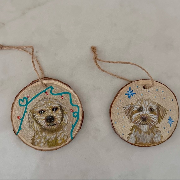 Custom Hand Painted Pet Ornaments - 1/$30 or 2/$45 - 3-4in - Picture 10 of 14